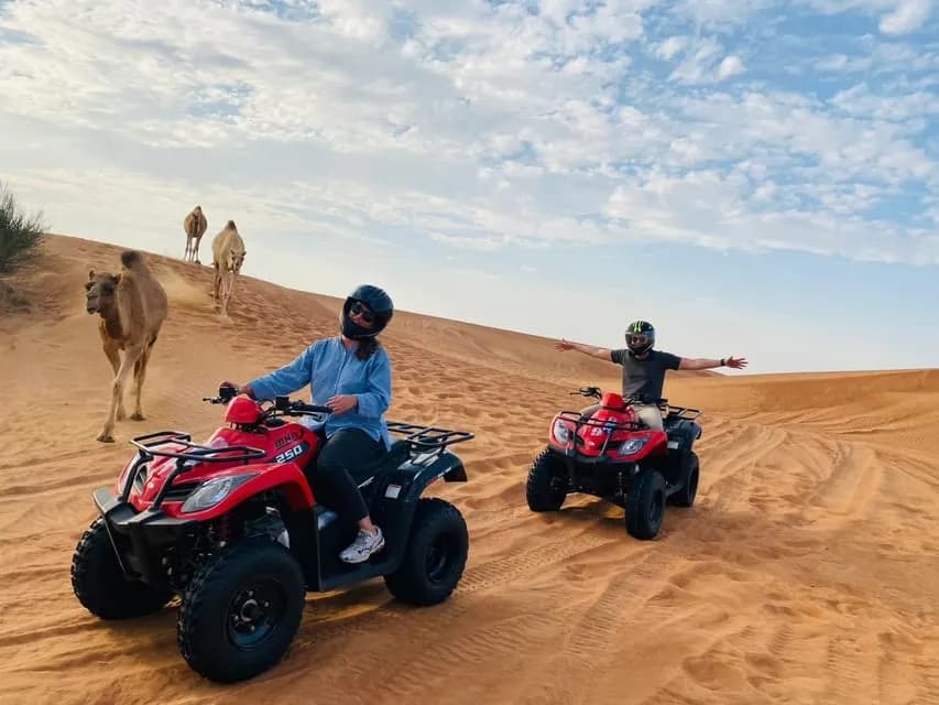 Dubai: Quad Bike Safari, Camel Ride and Refreshments - Image 8